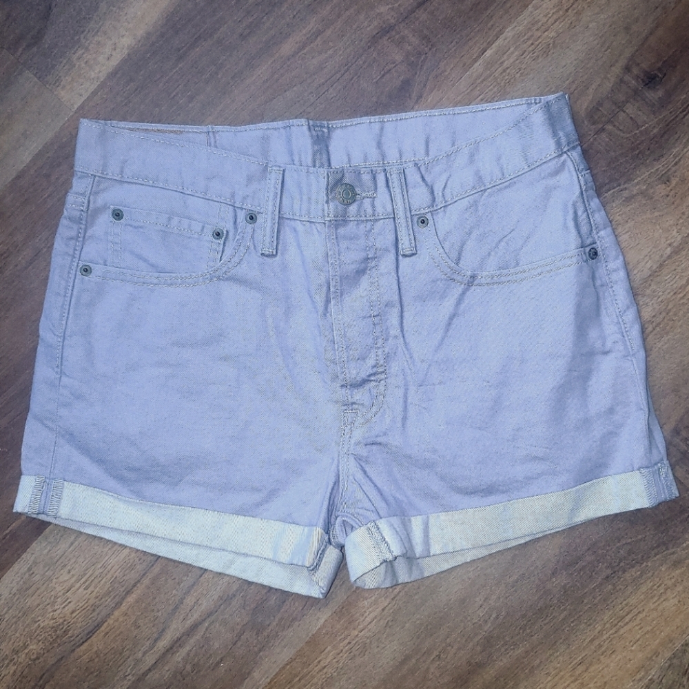 Levi's 501 Lilac Denim Shorts